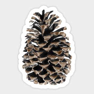 Pine Cone Sticker